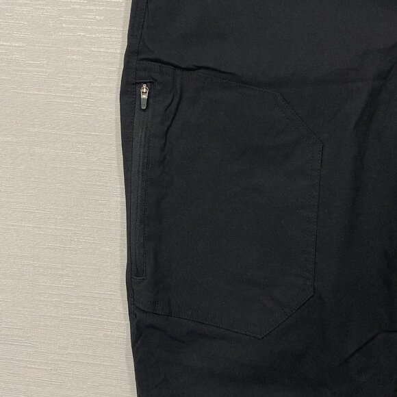 Eddie Bauer Fleece Lined Tech Pants Mens 34 x 34 Black Water Repellent Insulated - Picture 8 of 13